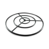 Fire Ring Burner for Fire Pits & Fireplaces | 36", Black Steel