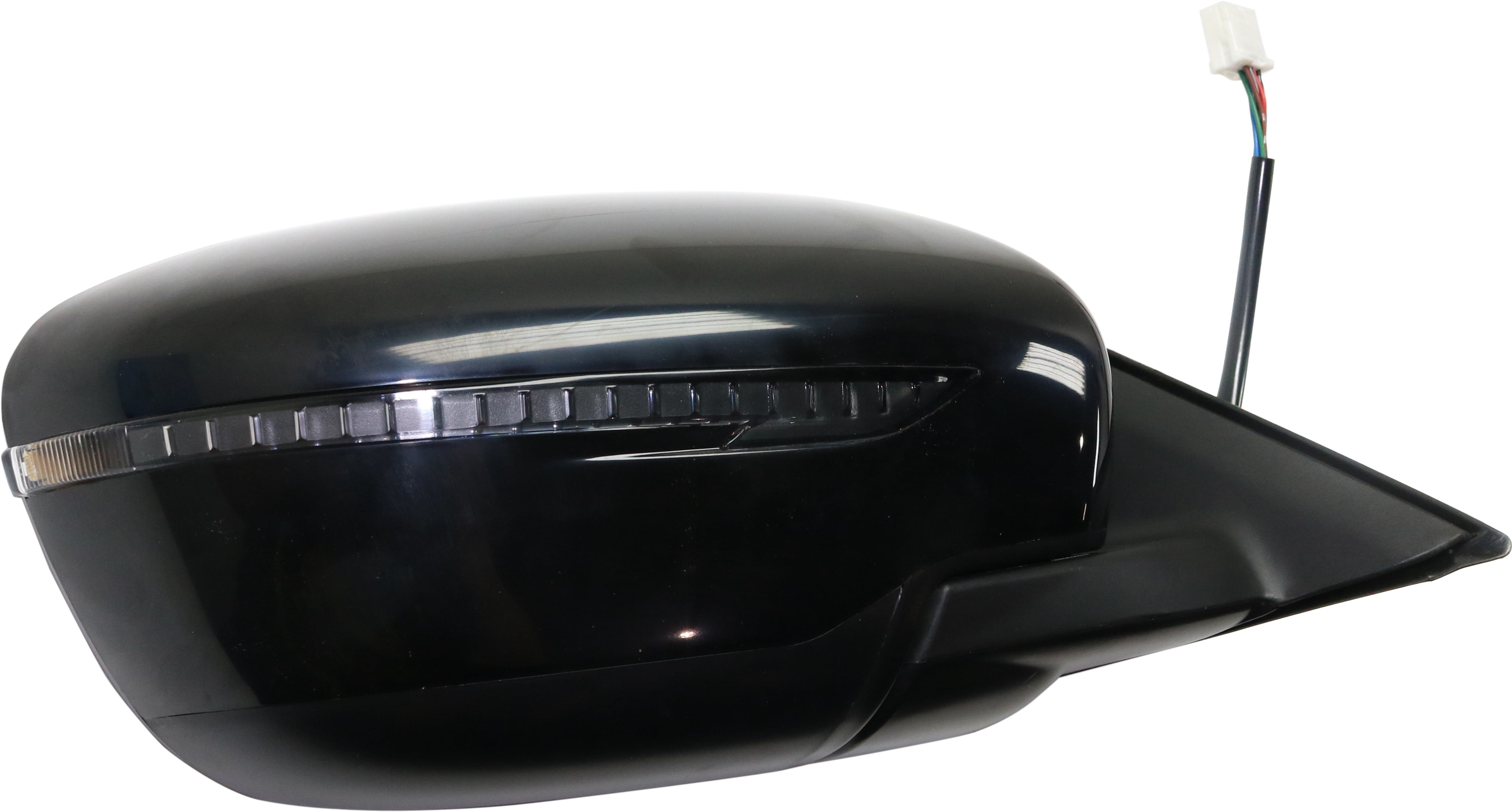 Mirror Compatible With 2017-2019 Nissan Rogue Right Passenger Side Heated In-housing Signal Light Paintable Kool-Vue