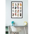 thumbnail image 2 of Keith Kimberlin - Puppies With Hats Wall Poster, 22.375" x 34", Framed, 2 of 2