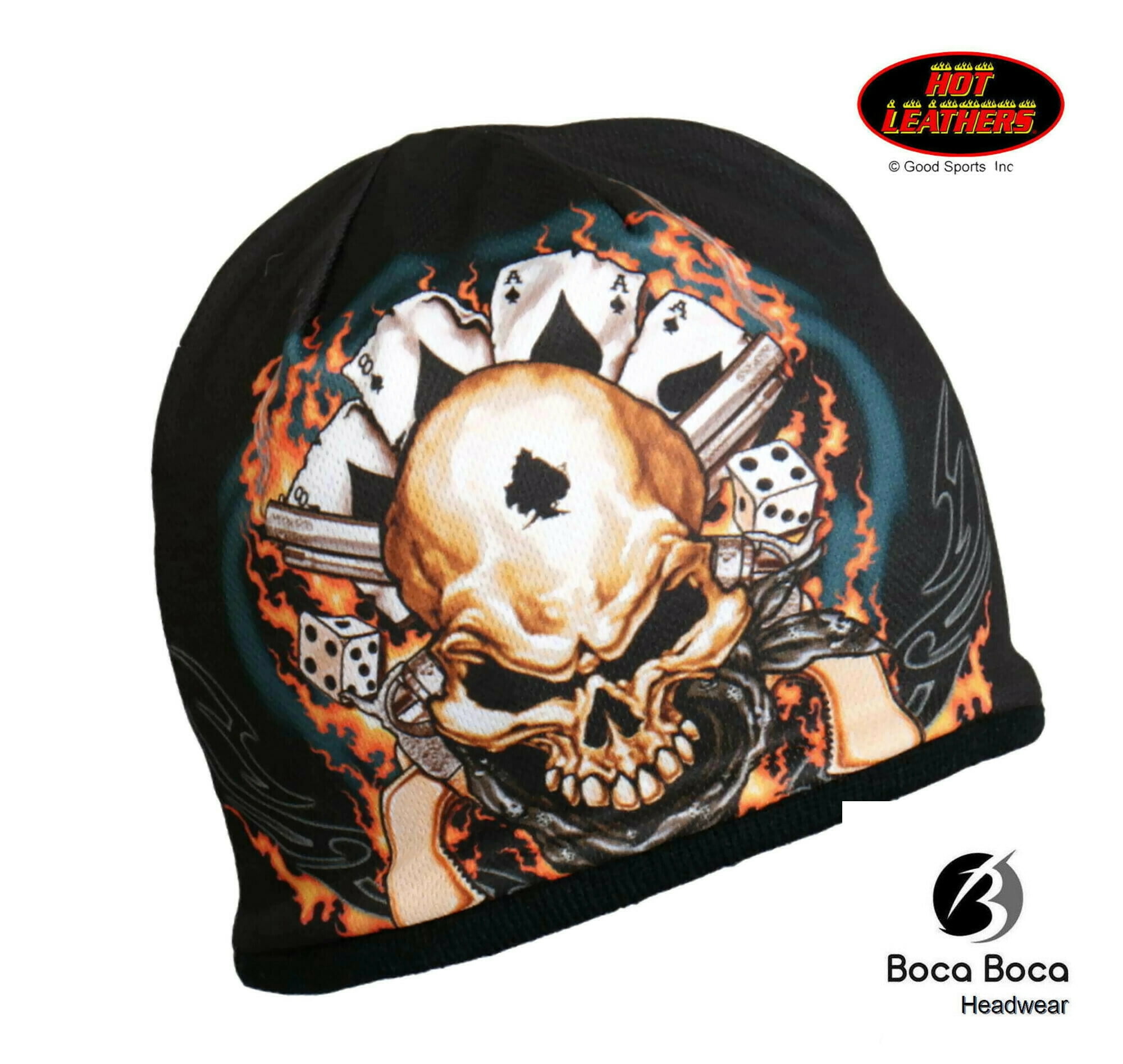 Leather Skull Caps