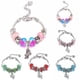 thumbnail image 2 of Pulsera con dije de unicornio brillante con diseño de personalidad, brazaletes con cuentas de cristal europeo para mujeres y niñas, regalos de joyería artesanal, 2023, 2 of 4