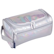 Wildkin Kids Travel Toiletry Bag (Holographic Silver)
