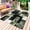 Green, variant on Yellow Black Outdoor Rug for Patio/Deck/Porch, Non-Slip Large Area Rug 4 x 6 Ft, Modern Abstract Art Botanical Indoor Outdoor Rugs Washable Area Rugs, Reversible Camping Rug Carpet Runner