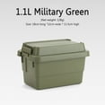 thumbnail image 5 of Portable Camping Carrying Case 1.1L Dustproof for Cooking Traveling Grocery (Army Green), 5 of 8
