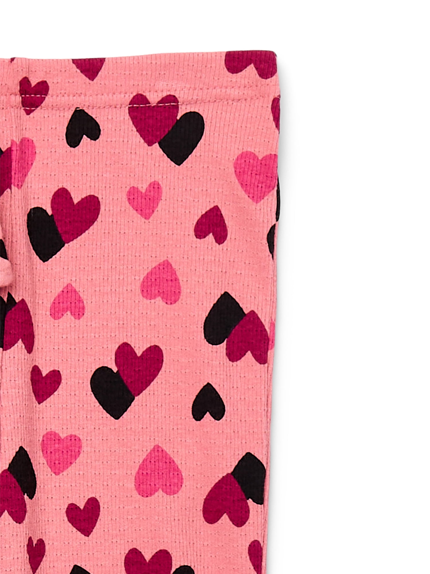 Wonder Nation Little Girls 2-Piece Sweatshirt and Flare Leggings Set, Sizes 4-10
