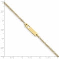 thumbnail image 2 of Beautiful 10k Figaro Link ID Bracelet, 2 of 2