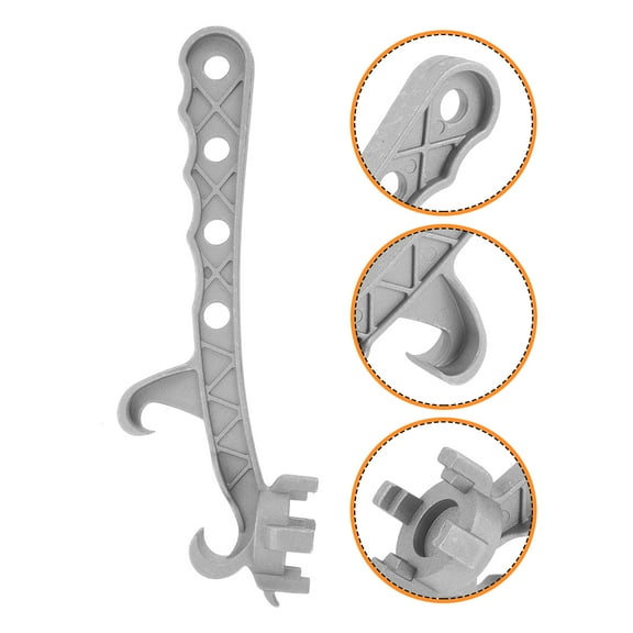 HAKIDZEL Industrial Bucket Opener Silver 1Pcs 9.63X3.14X1.77in