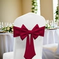 thumbnail image 4 of Dmlowu Bows Christmas Chair Covers - Xmas Decor Chair Covers for Dining Chairs, Exquisite Dining Room Chair Covers for Holiday Party Christmas Decorations, 6x16" Christmas Bows Chair Covers, 4 of 7
