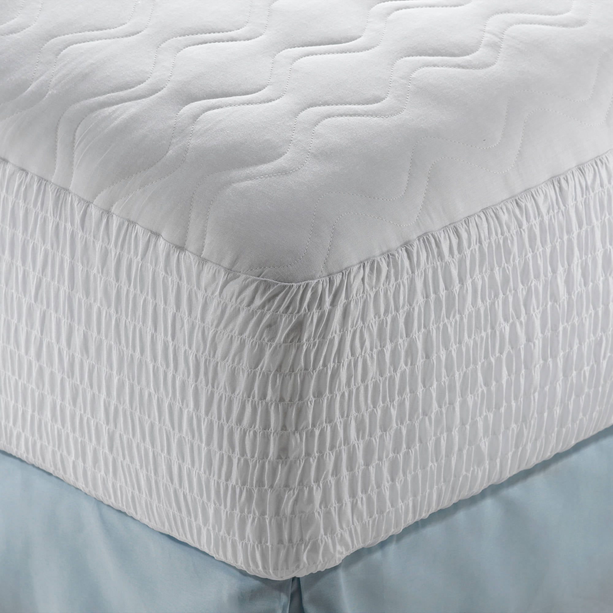 Queen Size Mattress Pad Topper Bedding Cotton Protector ...