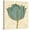Canvas, variant on Art.com Muted Teal Tulip 1 Art Print by Diane Stimson, 16" x 16"