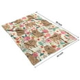 thumbnail image 4 of Pomeranian Dogs and Pioneer Flower Blanket,Comfortable Soft Lamb Wool Throw Blanket,All Season,Warm Lightweight Blankets for Sofa Bed Couch Living Room Chair,40"x50", 4 of 4