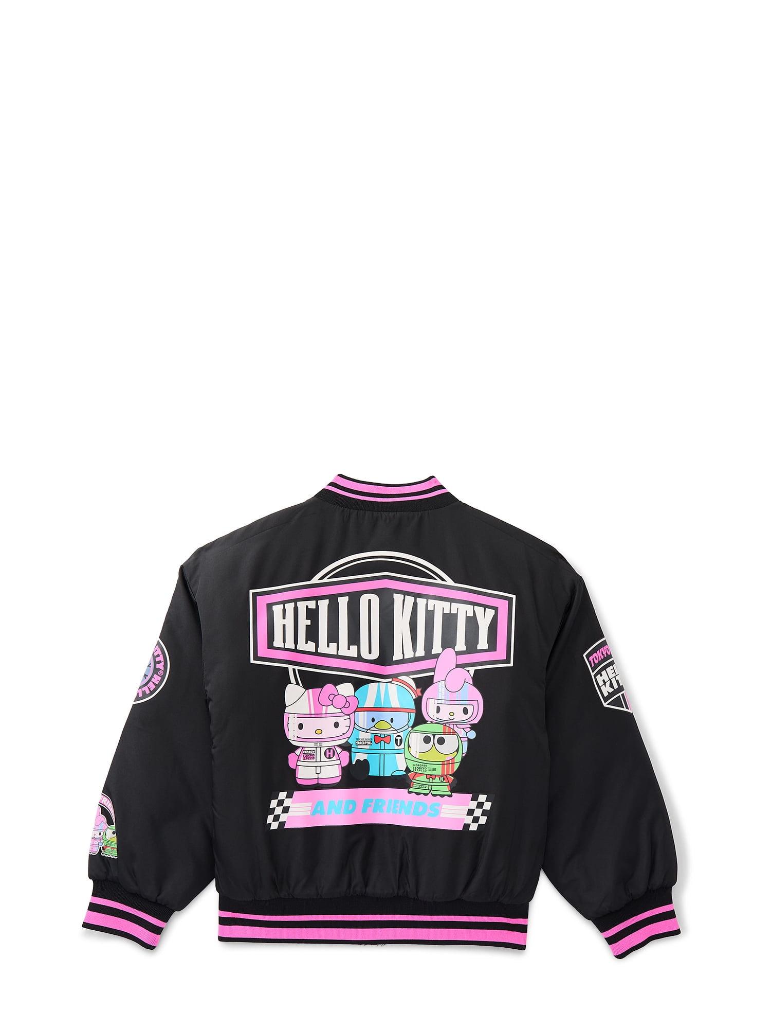 Hello Kitty Girls Bomber Jacket, Size 4-12