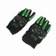 thumbnail image 1 of Guantes de motocicleta con pantalla táctil de dedos completos Guantes de pantalla táctil transpirables con mano completa verde, 1 of 11
