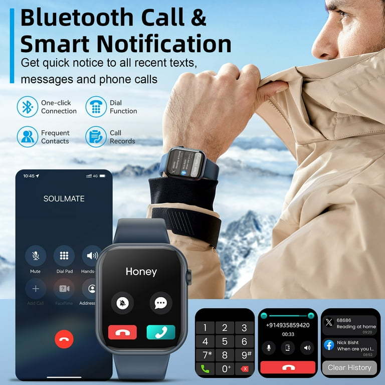 Mingdaln 2025 New Men Women's Smartwatch with Answer