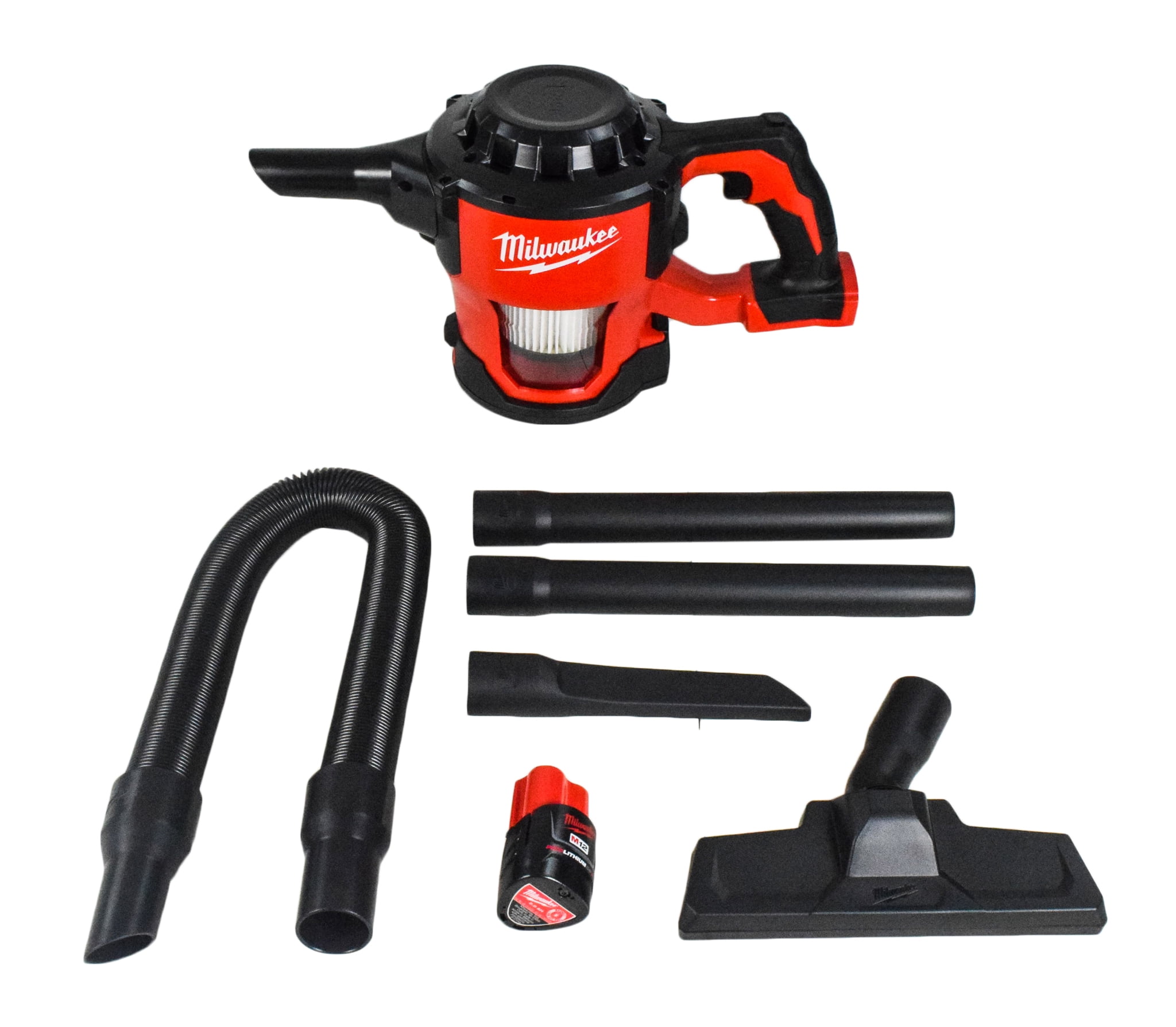 Milwaukee M18 088220 Compact Vacuum with 48112420 2 Ah LiIon