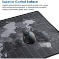 thumbnail image 5 of Large Gaming Mouse Pad with Stitched Edges, Extended Mousepad with Superior Micro-Weave Cloth, Non-Slip Base, Water Resist Keyboard Pad, Desk Mat for Gamer, Office & Home, 31.5x15.7in, World Map, 5 of 6