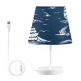 thumbnail image 2 of Ship with Seagull Desk Lamp LED Table Nightstand Lamps with 3 Color Temperatures for Home Bedroom Living Room Decor 8x12, 2 of 8