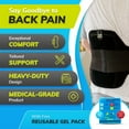 thumbnail image 5 of BraceAbility LSO Back Brace, Adjustable Lumbar Support Belt for Lower Back Pain Relief and Posture Stabilization, X Large, 5 of 7