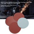 thumbnail image 1 of Patins de Ponçage, 20 Pcs Disques de Sable de 5 Pouces pour Meubles, Réparation Automobile, 1 of 8