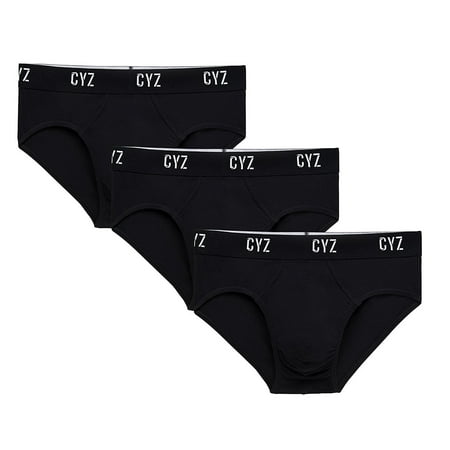 Disney Cotton Briefs - CYZ Men's 3-PK Cotton Stretch Hip Briefs