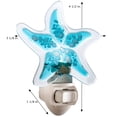 thumbnail image 2 of Blue Starfish Glass Night Light | NTL 147, 2 of 4