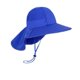 thumbnail image 3 of Sombrero de Protección Solar Sombrero de Pescador Al Aire Libre de Verano para Niños Protección Solar Respirable Playa Ancha, 3 of 5