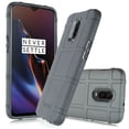 thumbnail image 3 of for 6.41" OnePlus 6T Shield Wrap Shockproof Hybrid Scratch Resistant Raised Bevel Design Enhance Camera and Tempered Stained Glass Screen Protection Armor Impact Bumper Phone Case Black, 3 of 4