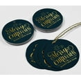 thumbnail image 4 of Inkdotpot Pack Of 100 Real Gold Foil Paper Tags Merry Christmas & Happy New Year Text Favor Hang Tags, 4 of 7