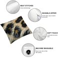 thumbnail image 4 of BANET Pillow Case Decorative Fur Print Pillow Covers  for Bedroom Couch Sofa 22x22in, 4 of 5