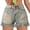 Blue, variant on Sngxgn Women's High Waisted Ripped Stretchy Denim Short Summer Jean Shorts(Blue,XL)