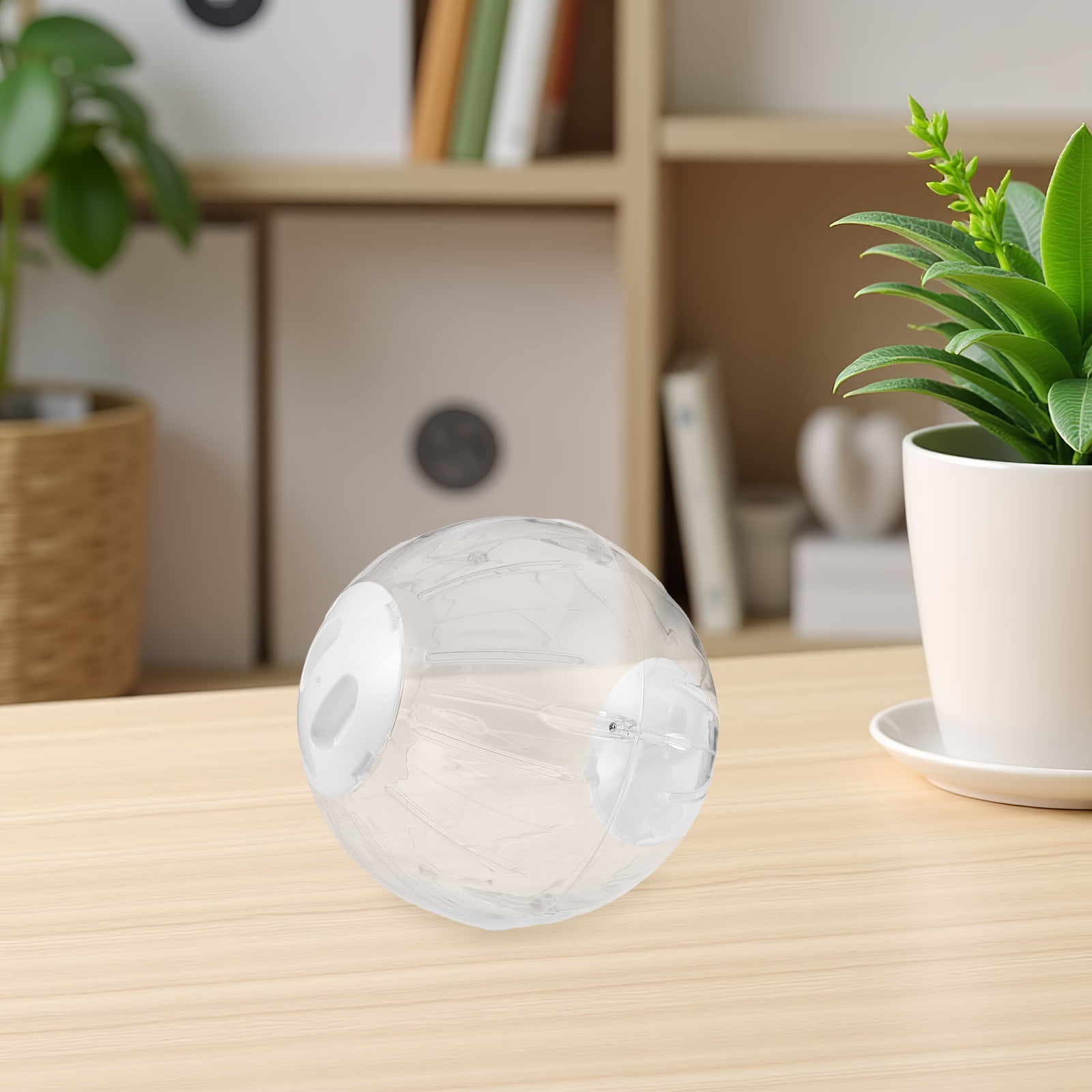 TABLZONE Silent Hamster Exercise Ball for Gerbils and Squirrels White