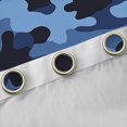 thumbnail image 4 of jejeloiu Rustic Camouflage Black Out Curtains,Farmhouse Camo Hunting Curtains Pack of 2 (42x63 Each),Blue Black Bedroom Curtains For Men Women,Super Cozy Room Decor, 4 of 6