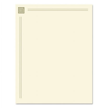 Geographics Design Paper 28 lbs. 8 1/2 x 11 Gold Foil 40 Sheets 47366S