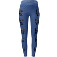 thumbnail image 3 of Jjayotai Womens Football Leggings, Tummy Control High Waist Yoga Pants, Workout Running Gym Leggings, Compression Yoga Pants Blue XXL, 3 of 3