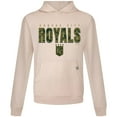 thumbnail image 2 of Men's Levelwear  Khaki Kansas City Royals Relay Protect Pullover Hoodie, 2 of 3