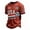 Vermilion, variant on Soccer Cup 2026 Jersey for Men, Crew Neck Short Sleeve USA Stars Graphic Tee with Waffle Knit Texture - Lightweight Breathable Performance Top for Match Day & Gym Beige L