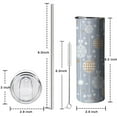 thumbnail image 5 of Happy Christmas's Day Skinny Tumbler 20oz - Double Wall Vacuum Insulated Tumbler- Birthday Gifts for Mom Sister Friends Women, 5 of 5