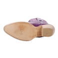 thumbnail image 5 of Ferrini Womens Pixie Embroidered Pointed Toe Pull On Cowboy  Ankle Boots, 5 of 5