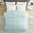 thumbnail image 5 of Nestl Comforter, King Comforters Sets Quilted Down Alternative Duvet Insert, All-Season Bedding King Comforter, Light Blue, 5 of 9