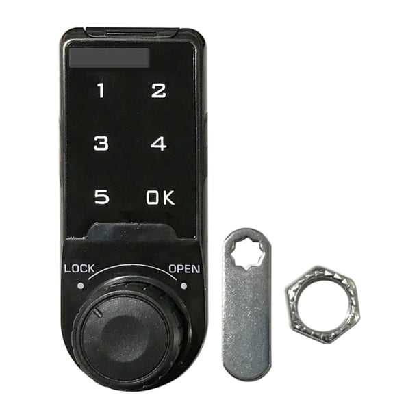 Cerradura electrónica con contraseña y pantalla táctil, cerradura inteligente para armario, buzón, casa, hotel 92x37x5cm