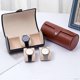 thumbnail image 4 of Home Watch Roll Display Box PU Leather Travel Case 3 Slot Storage Wrist Watch Pouch, 4 of 5