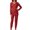 Red-Plaid3, variant on Tow Piece Outfits for Women Soft Comfy Long Sleeve Crewneck Shirts with Plaid Pants Sleepwear 2 Piece Pjs Suits Casual Holiday Party Loungwear Pajamas Sets