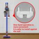 thumbnail image 2 of Soporte de Montaje en Pared para Aspiradora para V8 V7 V6 /para /para /para Vacuum Soporte Universal Estante de Almacenamiento Sin Perforaciones A, 2 of 5