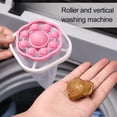 thumbnail image 4 of Visland 3 Pcs Washing Machine Hair Remover Floating Hair Filtering Mesh Removal Bag Laundry Clear Drain Blockage Debris Collector, 4 of 8
