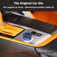 thumbnail image 3 of TINKI Alloy Car Interior Center Console Multimedia Knob Button Covers Compatible with Chevrolet Corvette C7 2014-2019 Car Driving Mode Knob Cover Trim, 3 of 7
