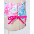thumbnail image 6 of TiaoBug Kids Girls Floral Printed Bikini Set 2 Piece Halter Crop Top with Traingle Briefs Bottom Swimsuit, 6 of 7