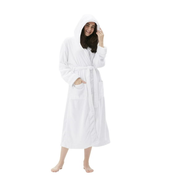 Bata COOVA Premium para Mujer con Capucha, Suave y Largo de Felpa