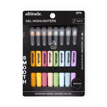 Gel Highlighters 8pk Smear