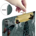 thumbnail image 3 of FMSHPON Flowers Colorful Butterflies Clipboard Hardboard Wood Nursing Clip Board and Pull for Standard A4 Letter 13x9 inches, 3 of 7