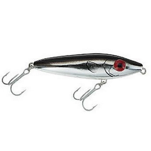 Mirrolure 75mr Crbk Black Back Chrome Body Molded Fishing Jerkbait Lure Walmart Com Walmart Com